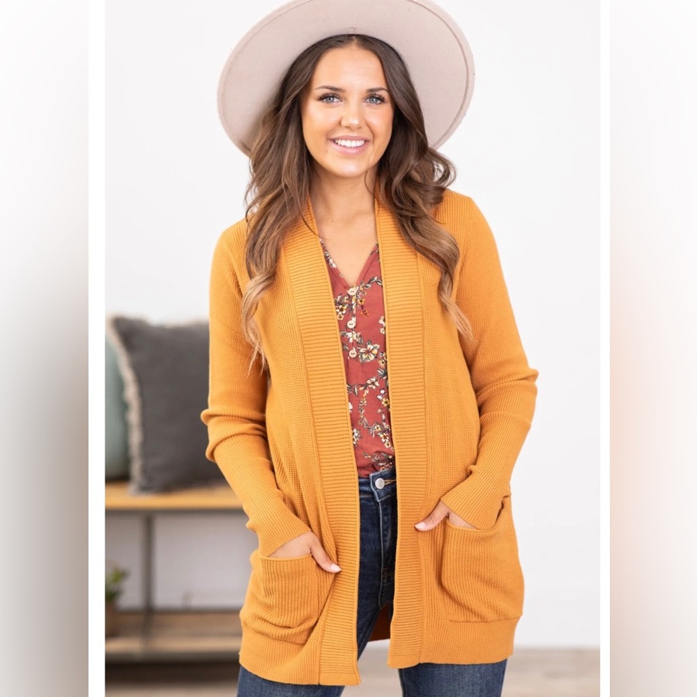 Staccato ribbed trim cardigan